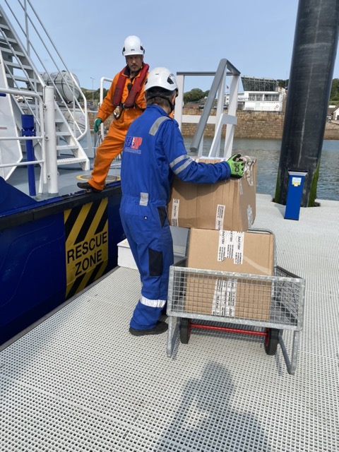Loading CTVs on Pontoons